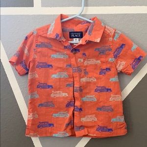 Button Down Car shirt